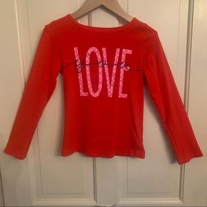 Valentine’s Day love you long sleeve shirt